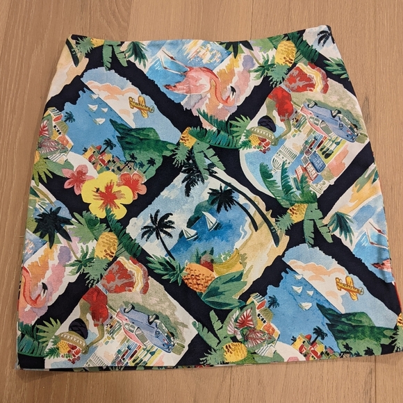 Tropical print skirt - Picture 1 of 7
